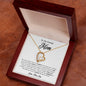 To My Caring Mom | I Love You - Forever Love Necklace