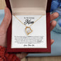 To My Caring Mom | I Love You - Forever Love Necklace