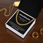 To My Grandson | We Always Love You - Cuban Link Chain