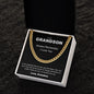 To My Grandson | We Always Love You - Cuban Link Chain