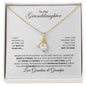 To Our Granddaughter | Always Be Brave & Strong - Alluring Beauty necklace