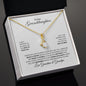 To Our Granddaughter | Always Be Brave & Strong - Alluring Beauty necklace