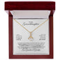 To Our Granddaughter | Always Be Brave & Strong - Alluring Beauty necklace