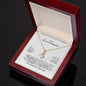 To Our Granddaughter | Always Be Brave & Strong - Alluring Beauty necklace