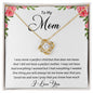 To My Mom | I Love You - Love Knot Necklace