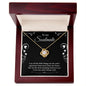To My Soulmate | I Love You & I Always Will - Love Knot Necklace