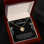 To My Soulmate | I Love You & I Always Will - Love Knot Necklace