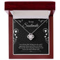 To My Soulmate | I Love You & I Always Will - Love Knot Necklace
