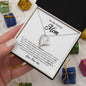 To My Caring Mom | I Love You - Forever Love Necklace