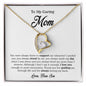 To My Caring Mom | I Love You - Forever Love Necklace
