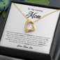 To My Caring Mom | I Love You - Forever Love Necklace
