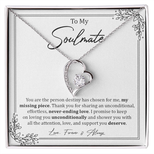 To My Soulmate | Love Forever & Always - Forever Love Necklace